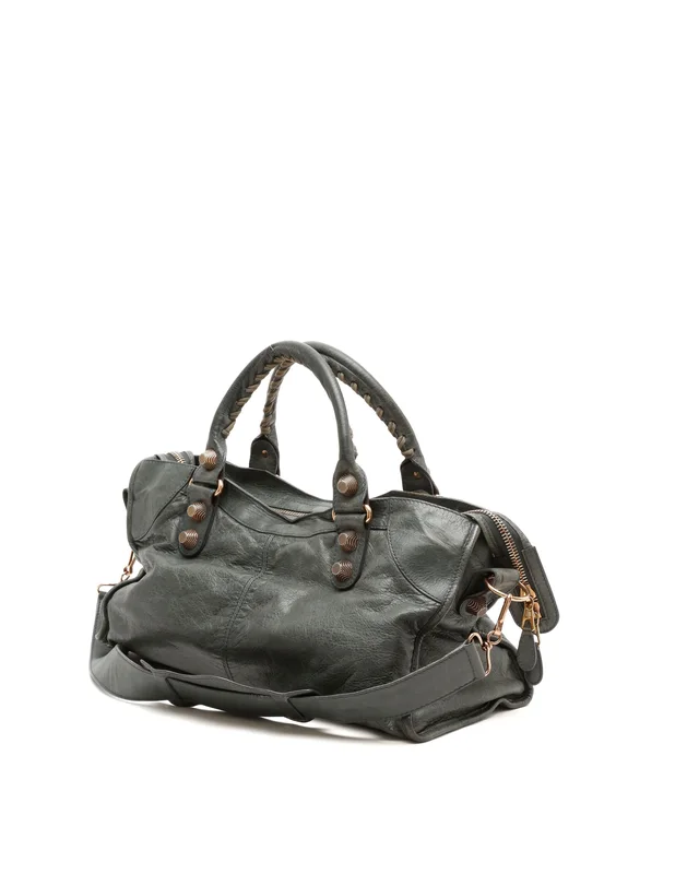 Balenciaga Motocross Giant City Bag in Leather from A Retro Tale, photo 3 of 10