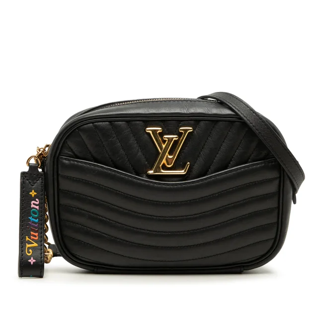 Black Louis Vuitton New Wave Camera Bag in Black Leather from Designer Revival, photo 1 of 1