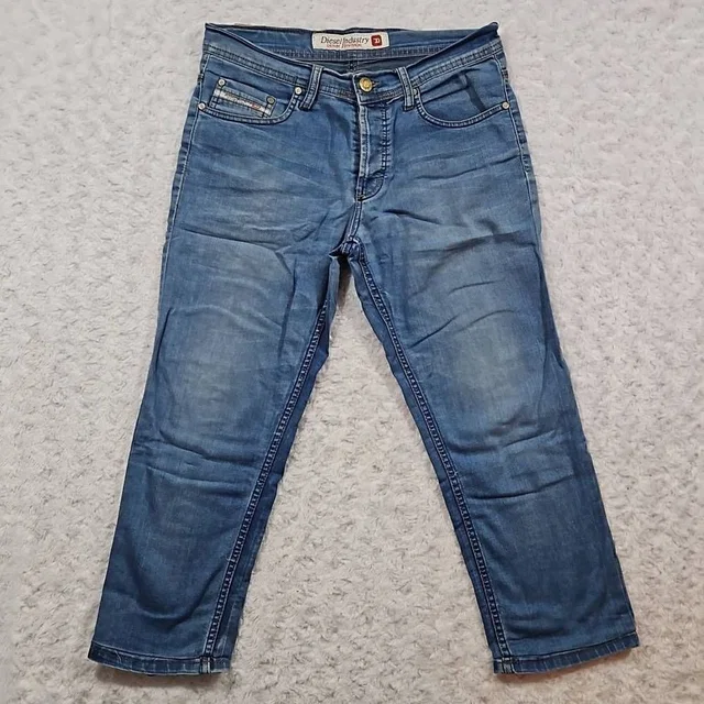 Diesel Industry Light Wash 30 X 24 Stretch Capris in blue from Poshmark