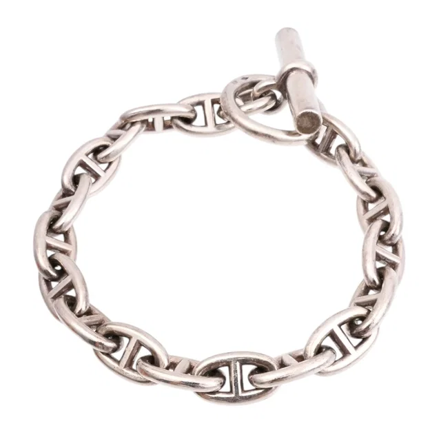 Hermès SV925 Chaine d'Ancre Bracelet TPM Silver in Silver from VINTAGE QOO TOKYO