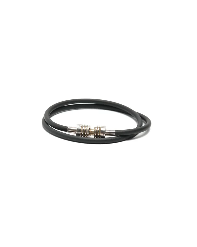 Tiffany & Co. Paloma Picasso Rubber Silver Double Bracelet in Silver from A Retro Tale