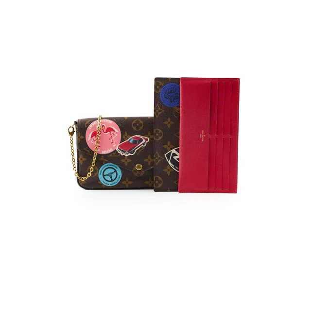 Louis Vuitton Pochette Felicie Monogram World Tour in Canvas from The Purse Affair