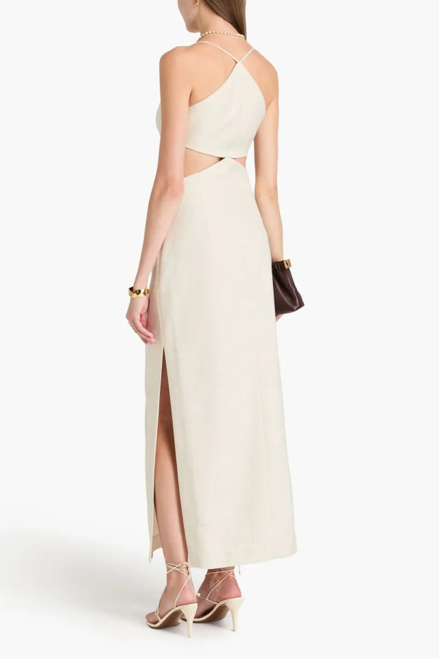 Philosophy di Lorenzo Serafini Cutout Woven Maxi Dress, photo 3 of 4 from THE OUTNET