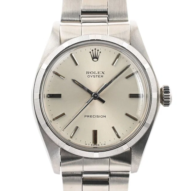Rolex Watch Precision Silver in Silver from The Reluxe