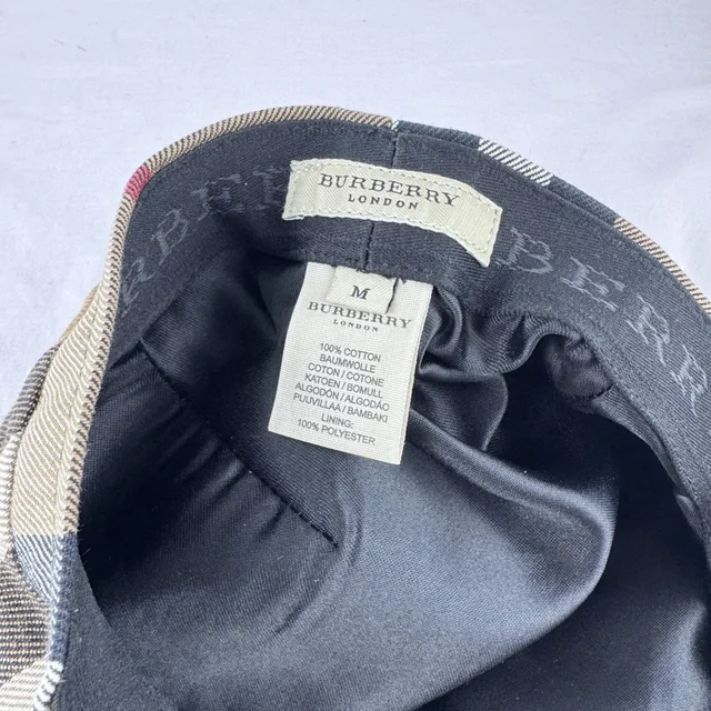 Burberry House Check Baker Boy Hat in Cotton from Reowned, photo 5 of 5