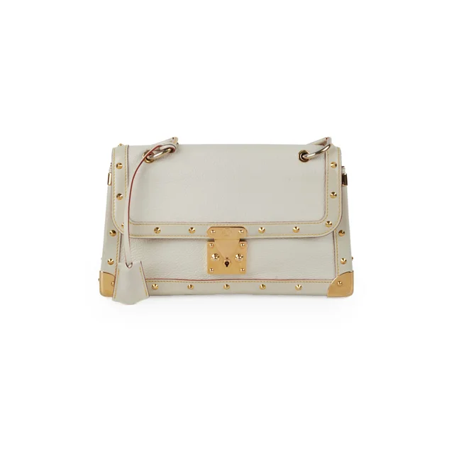 Louis Vuitton Vintage Suhali Le Talentueux Shoulder Bag Ivory in White Leather from The Purse Affair