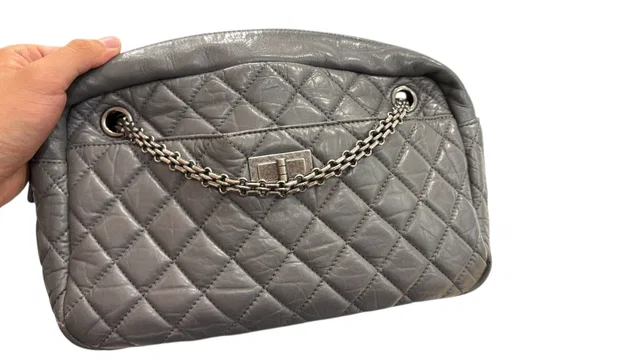 Chanel Re-Issue Grey Camera Bag in Grey from Luxury Promise