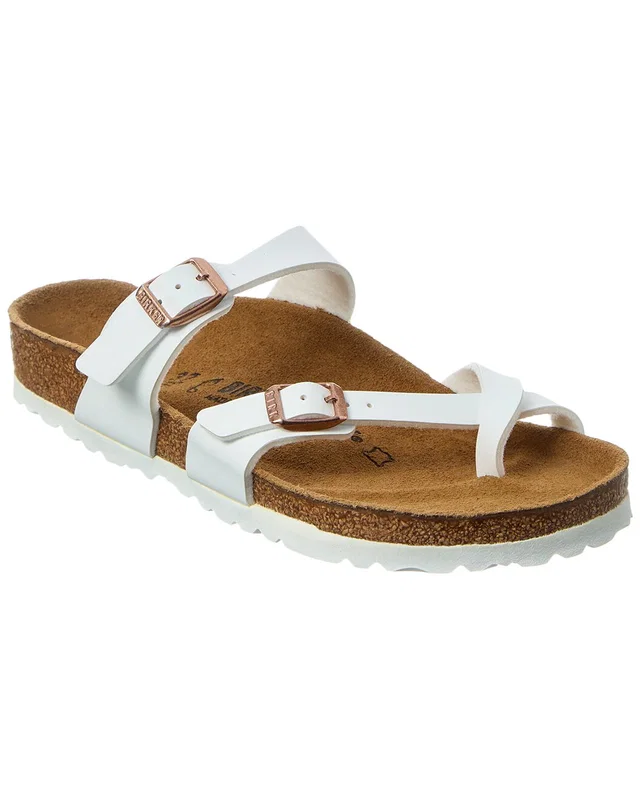 Birkenstock Mayari Birko-Flor Sandal in https://asset1.ruecdn.com/images/sw/131132/1311326875_RLSW_white.jpg, image 1 of 1 from Rue La La