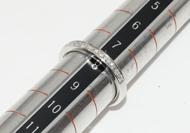 Bvlgari Dedicate a Venezia Pt950 Diamond Ring Size 8 in Silver Platinum from LuxUness, photo 2 of 6