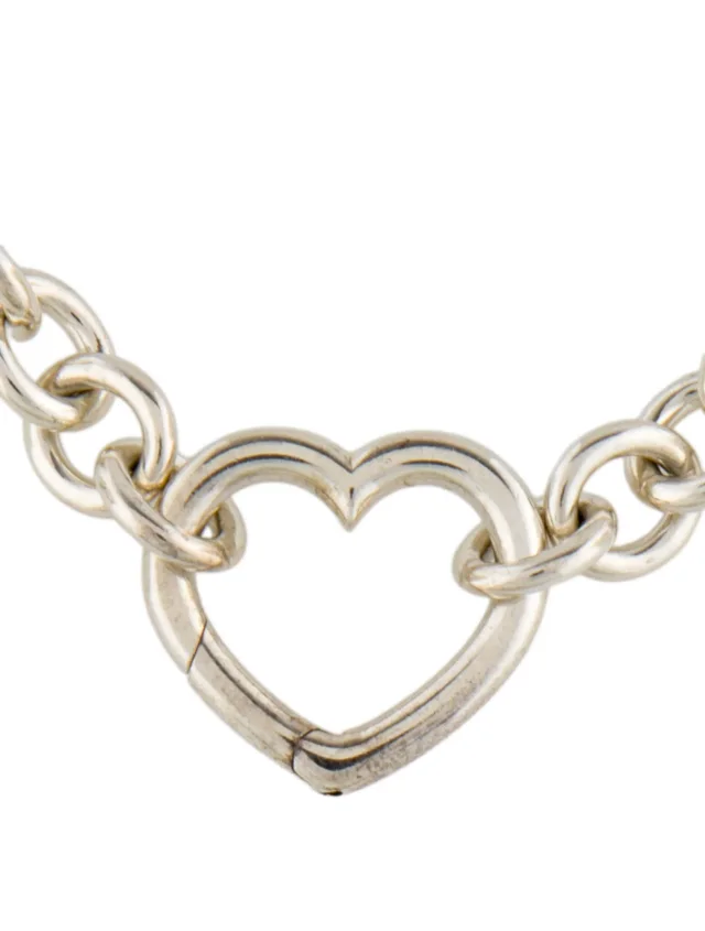 Tiffany & Co. Heart Clasp Necklace, 15.5" in multicolor from The RealReal