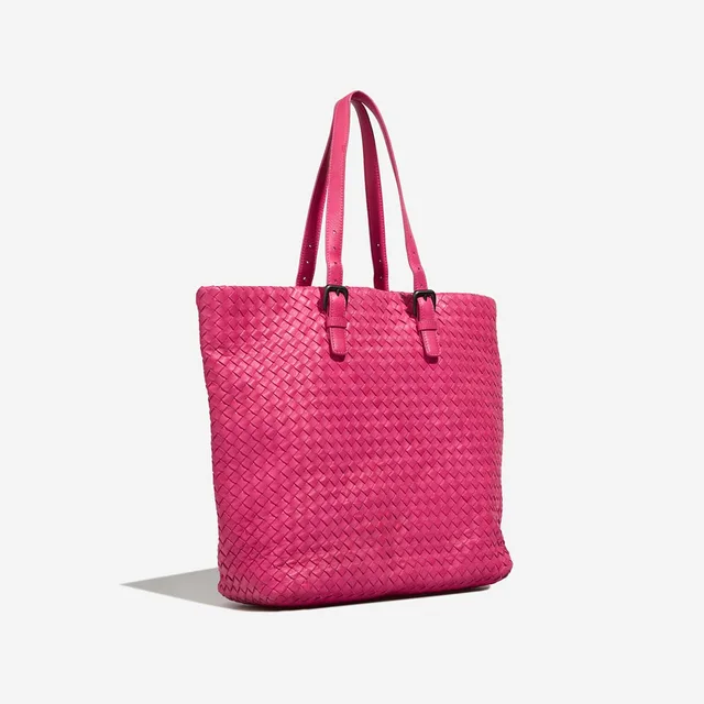 Bottega Veneta Shoulder Bag Large Lamb Fuchsia in Pink, Violet Lambskin from SACLÀB, photo 5 of 10