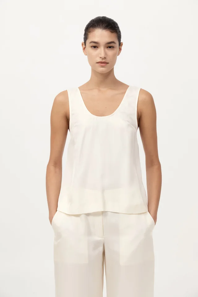 St Agni Jordan Button Up Top - Milk from St. Agni, photo 1 of 1