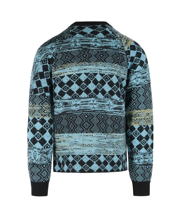 Dries Van Noten Macos Crewneck Knitted Sweater, photo 3 of 3 from SENSER