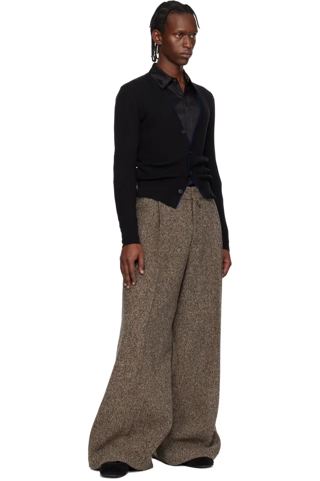 Dries Van Noten Black Wool Cardigan, photo 4 of 4 from SSENSE