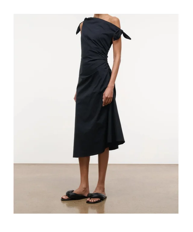 Staud Pleated midi dress, photo 4 of 7 from SENSER