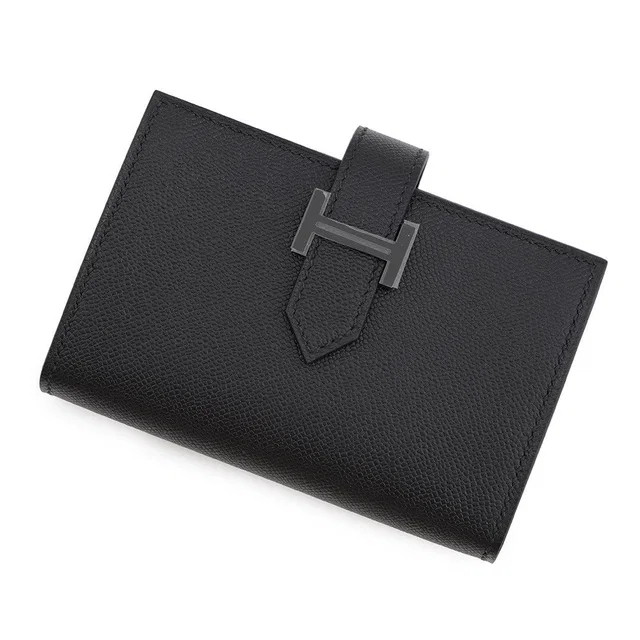 Hermès Bearn Mini Coin purse included BlackH085917CH89 Veau Madame in Calfskin from GALLERY RARE