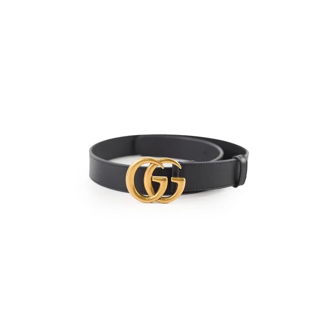 Gucci GG Marmont 3cm Belt Size 70 in Leather from The Purse Affair