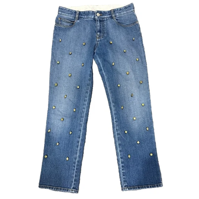 Stella McCartney Women's The Tomboy Jeans + Diamonds Size 25 Made In Italy Rare in blue from Poshmark