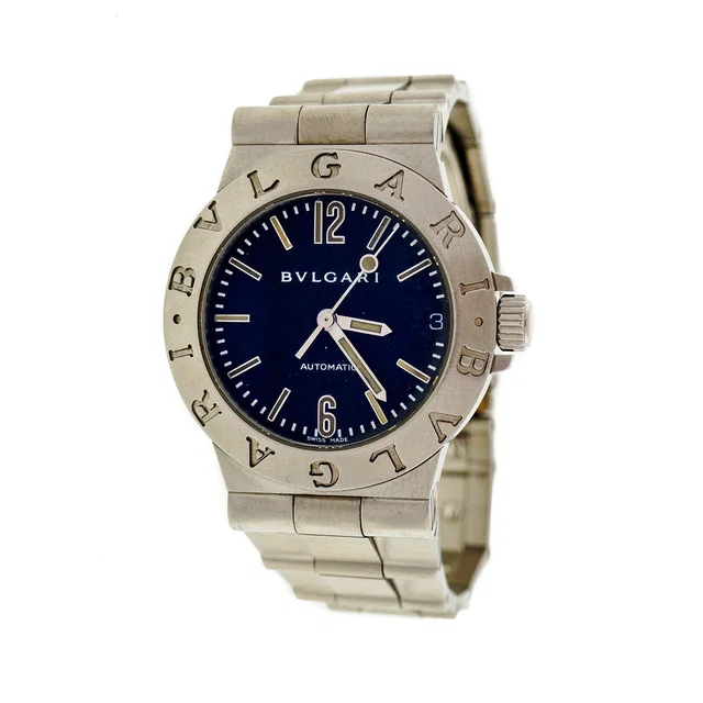 Bvlgari Steel Automatic Diagano Black Dial Wrist Watch | Other | Buy at in Black from Truefacet