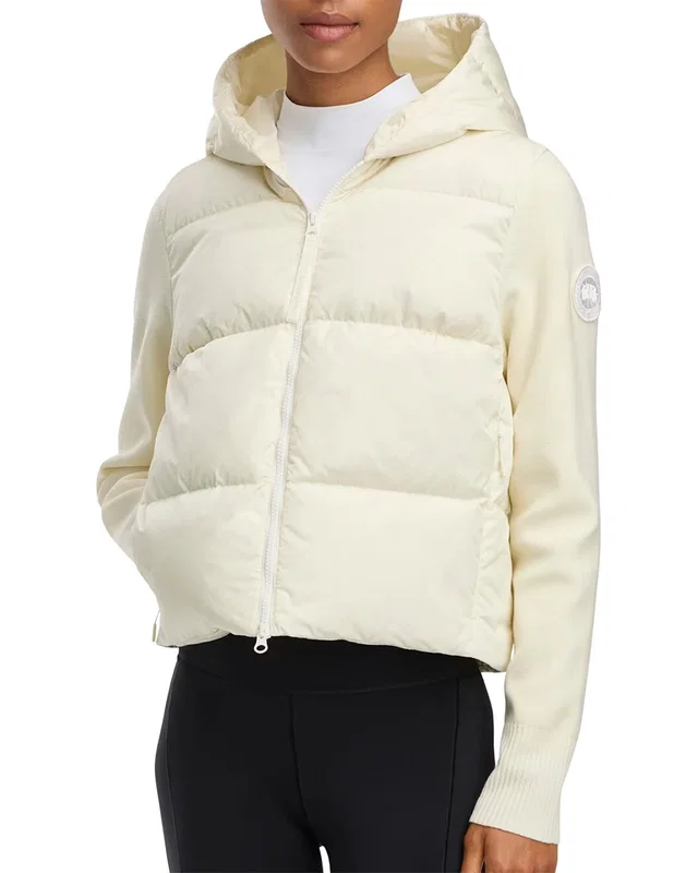Canada Goose HyBridge Wide Quilt Knit Wool Hoodie, image 1 of 1 from Gilt