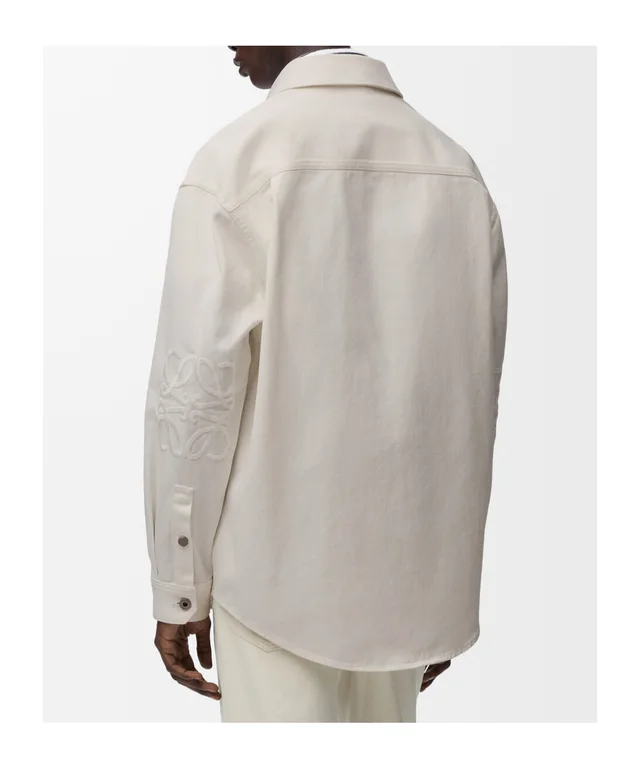 Loewe Anagram overshirt in denim, photo 2 of 4 from SENSER