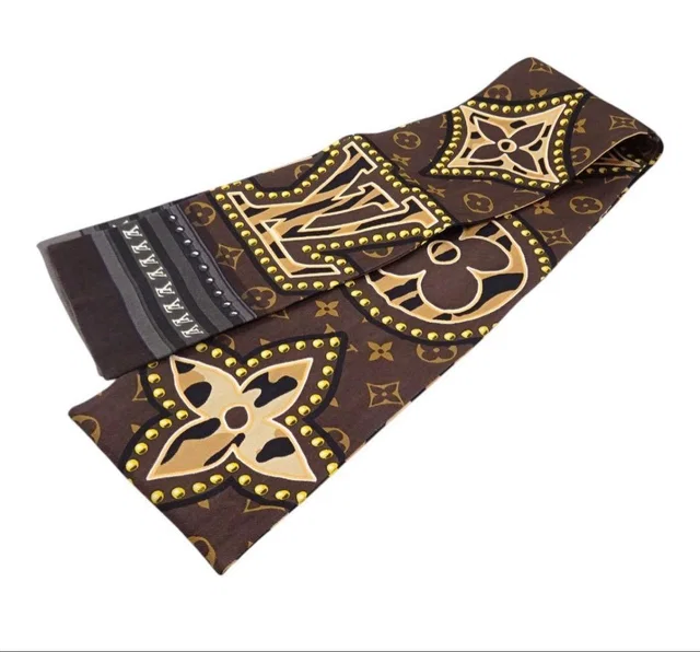 Louis Vuitton Bandeau BB Jude Scarf in Silk from The Reluxe