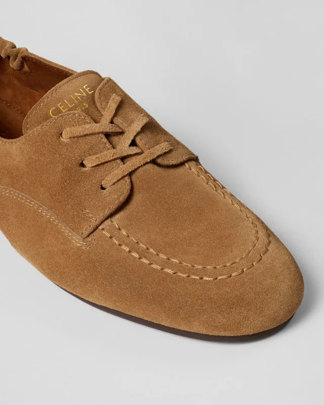 Celine ADAM LACE-UP LOAFER IN SUEDE, photo 5 of 5 from SENSER
