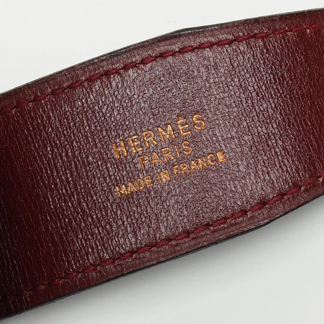 Hermès H Belt, Size 95 in Denim from A Retro Tale, photo 5 of 6