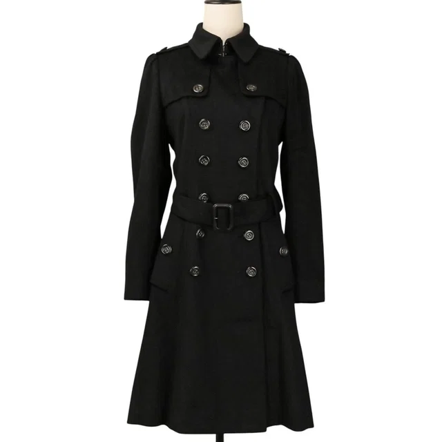 Burberry London Wool Cashmere Trench Coat in Cashmere from LuxUness