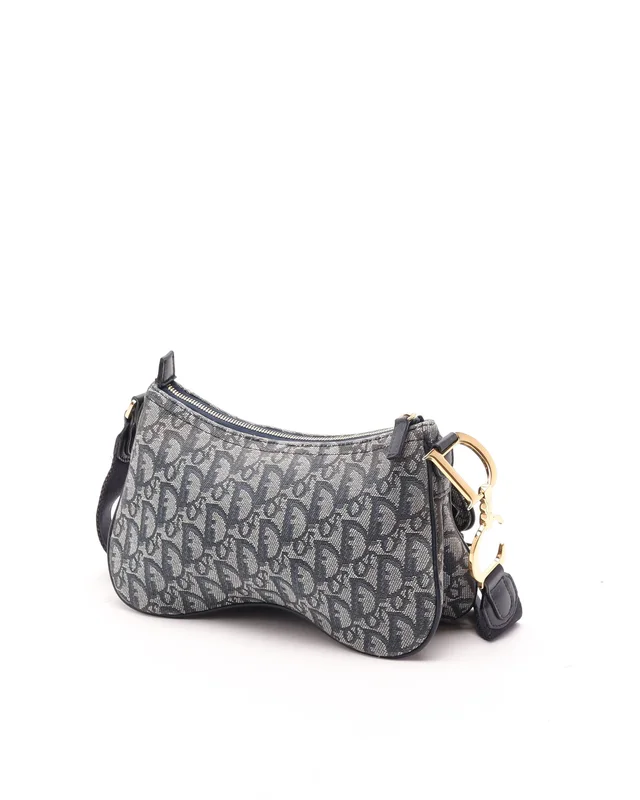 Dior Double Saddle Bag in Canvas from A Retro Tale, photo 3 of 8