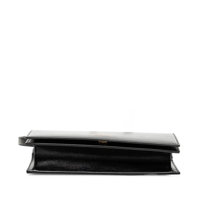 Black Saint Laurent Smooth Calfskin Crossbody in Black Calfskin from Designer Revival, photo 2 of 2