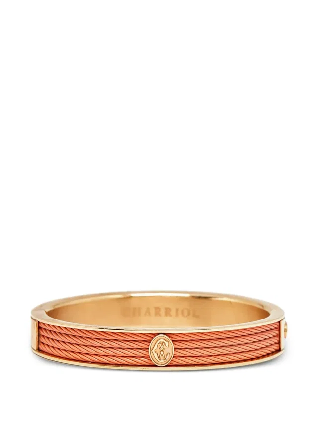 Charriol twisted-cable bracelet - women - Rose Gold PVD-Plated Stainless Steel - One Size - Pink in pink from Farfetch