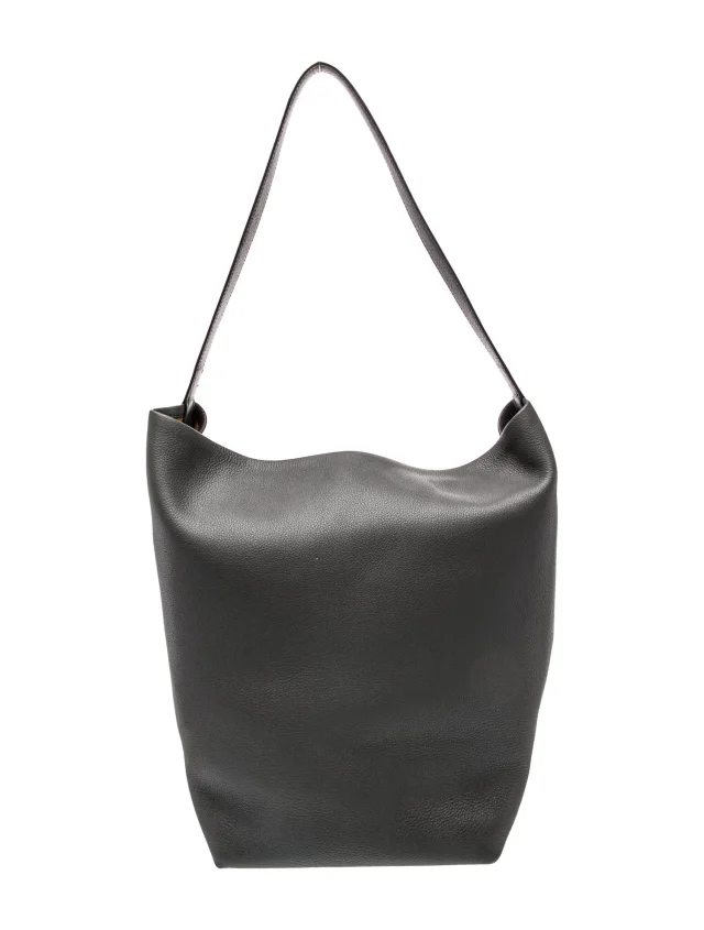 The Row Park Tote Large in black Leather from The RealReal, photo 4 of 6