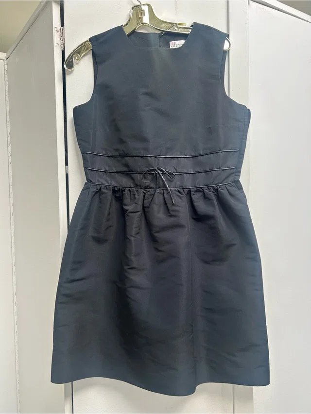 REDValentino Sleeveless Fit-And-Flare Dress in black from Poshmark