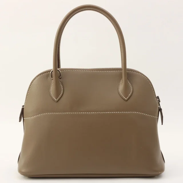 Hermès 2020 Bolide 27 Etoupe in Taupe Swift leather from VINTAGE QOO TOKYO, photo 2 of 14
