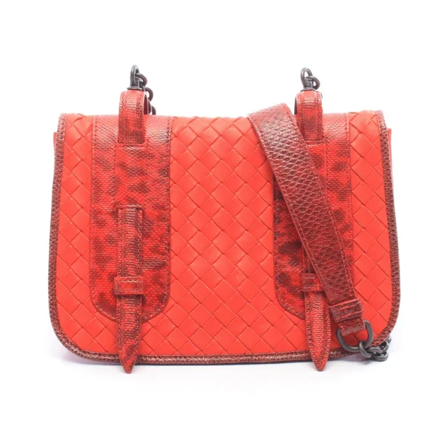 Bottega Veneta Intrecciato Leather Crocodile Shoulder Bag in Crocodile from LuxUness