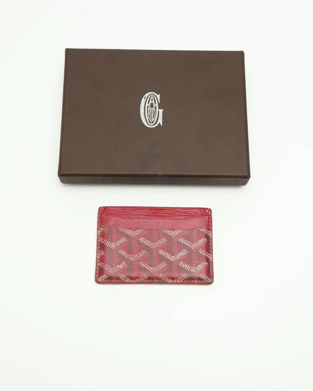 Goyard Saint-Sulpice Card Wallet in Canvas from A Retro Tale, photo 2 of 7