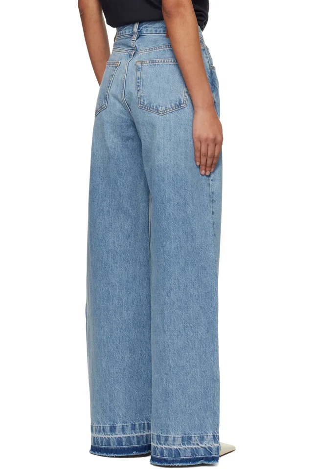 ANINE BING Blue Lewis Jeans, photo 3 of 4 from SSENSE