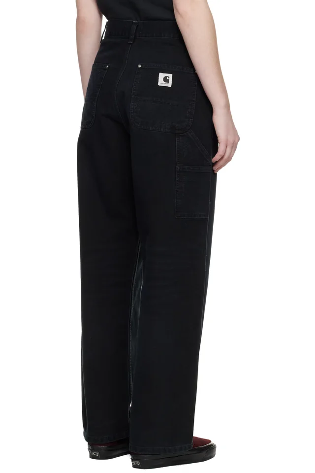 Carhartt Work In Progress Black Brandon Double Knee Trousers, photo 3 of 4 from SSENSE