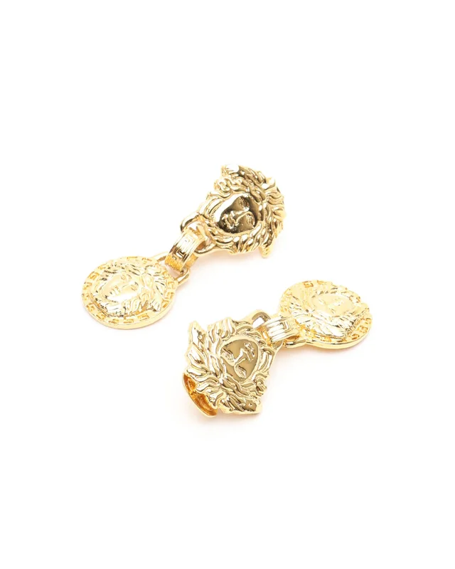 Versace Medusa Clip-on Earrings from A Retro Tale, photo 2 of 4