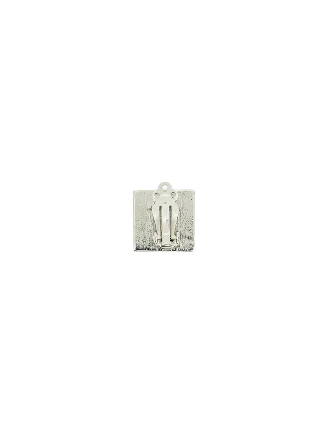 Versace Medusa Head Embossed Earrings from Arcade Vintage