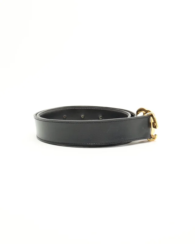 Gucci GG Leather Belt, Size 75 in Leather from A Retro Tale, photo 4 of 7