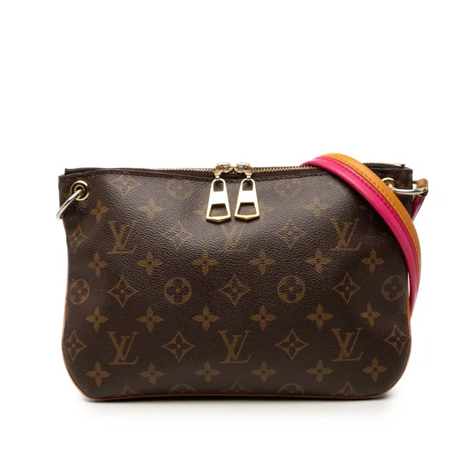 Brown Louis Vuitton Monogram Lorette Crossbody Bag in Brown Coated canvas from Designer Revival, photo 1 of 1