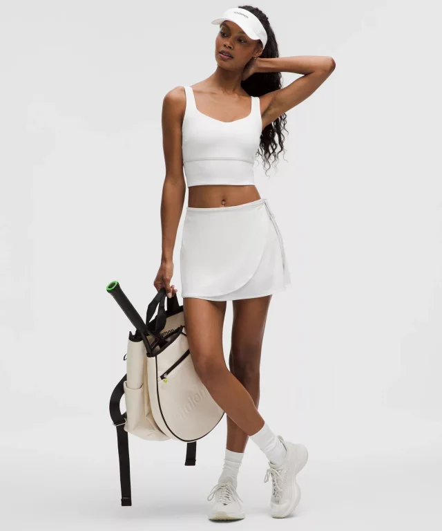 lululemon Thin-Strap Tennis Tank Top *Medium Support, B/C Cup in White/Vapor, photo 2 of 6 from lululemon