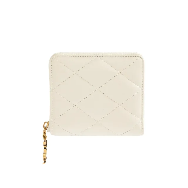 Saint Laurent Cassandre Bijou Compact Wallet 'Crema Soft' | White | Women's Size Onesize in white from GOAT, photo 1 of 1