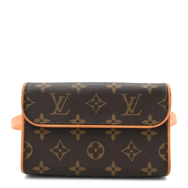 Louis Vuitton Monogram Pochette Florentine Coated Canvas Bag - Brown in Brown Coated canvas from H&T
