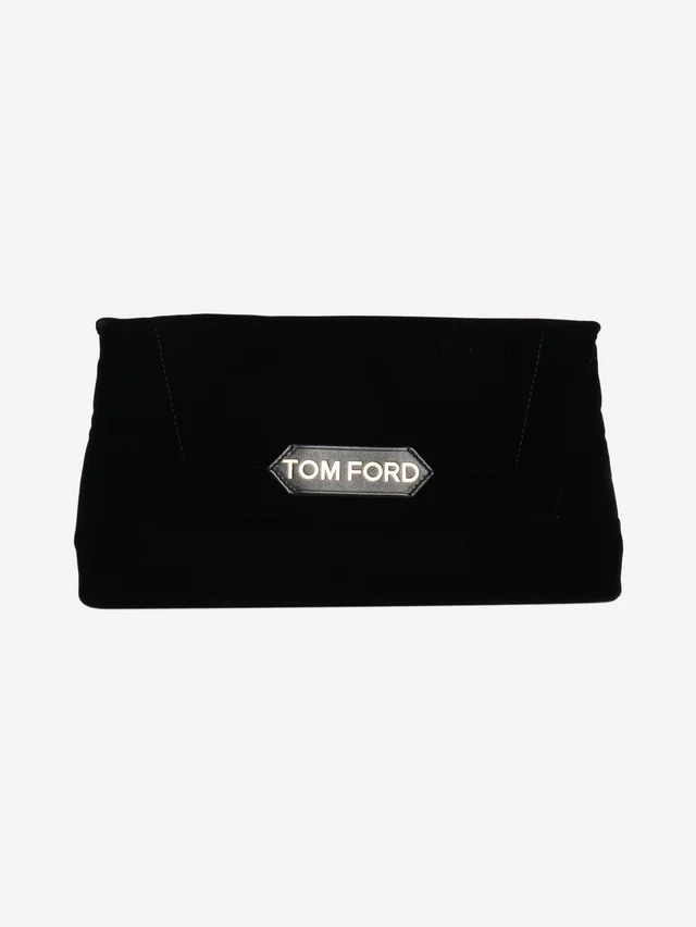 Tom Ford Black velvet chain shoulder bag in Black Velvet from Sign of the Times