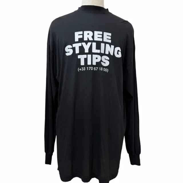 Balenciaga Cotton Long Sleeve T Shirt from LuxUness