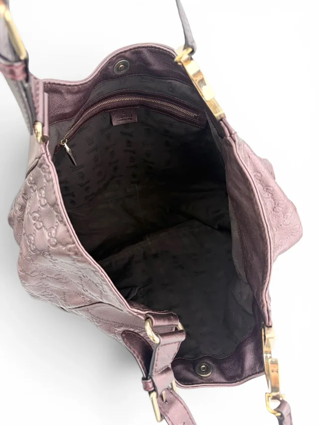 Gucci Metallic Plum Large Charlotte Tote from Season 2 Consign, photo 1 of 1