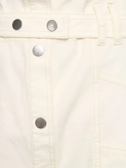 Marant Etoile Short-sleeved overall in 100% Cotton, photo 4 of 5 from LUISAVIAROMA